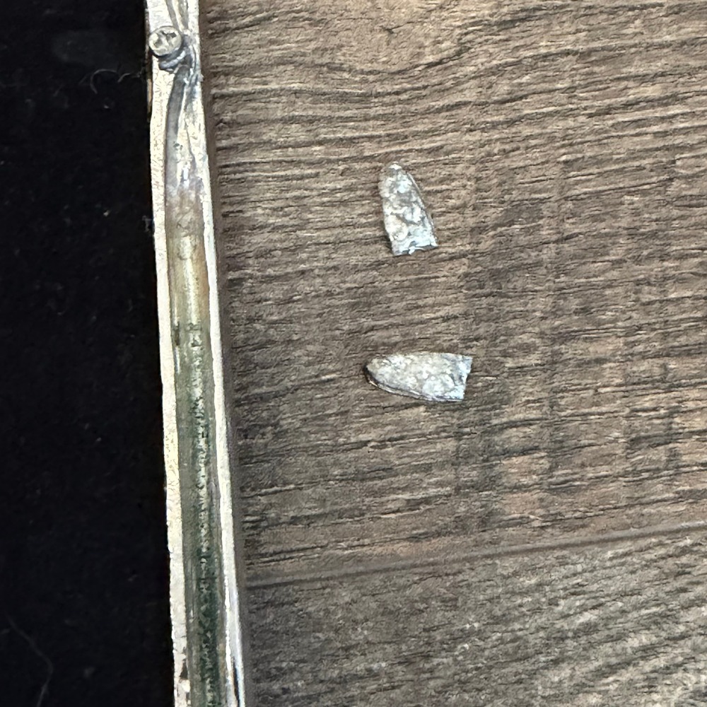 Handmade Artisan Hand In Hand Photo Frame  8x10 Silver - Picture 7 of 11